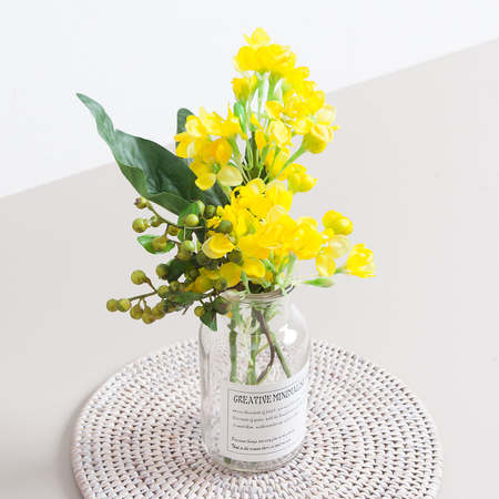 클린유채꽃화병set 23cmR