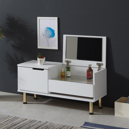 워너비 시즌3 좌식 접이식화장대 그레이