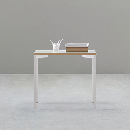 DSAD608 베이직데스크 (800x600) 상판-메이플/다리-빈티지블랙