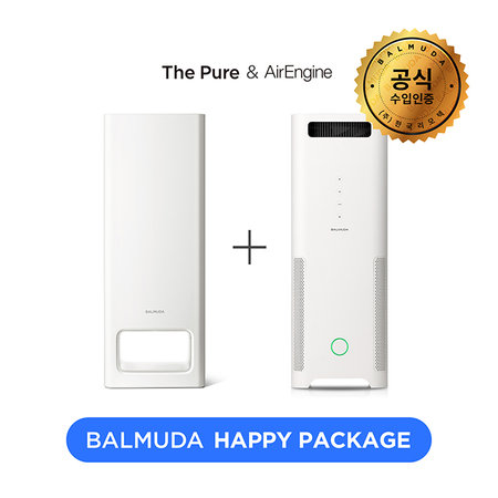 더 퓨어 + 에어엔진 공기청정기 1+1 패키지 (그레이)