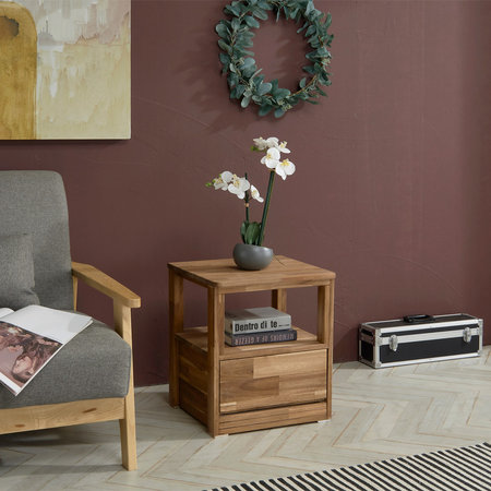 칸트 원목 사이드테이블 참죽