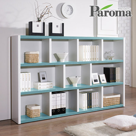 샘튼3단2000와이드책장IL 그린워시