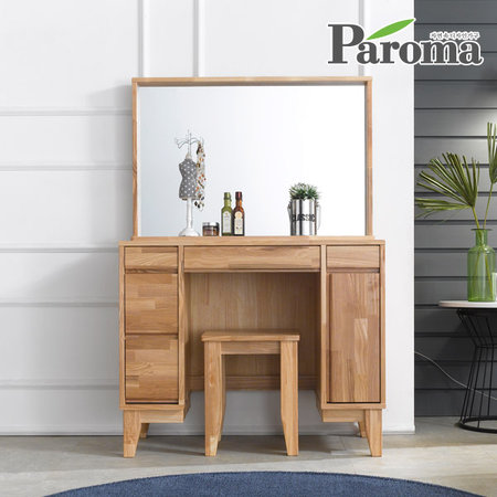 에쉬원목광폭화장대A세트WT 내추럴