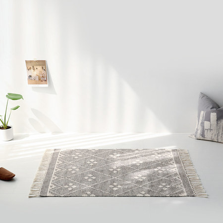 MALONEY 핸드메이드러그 80x115 그레이