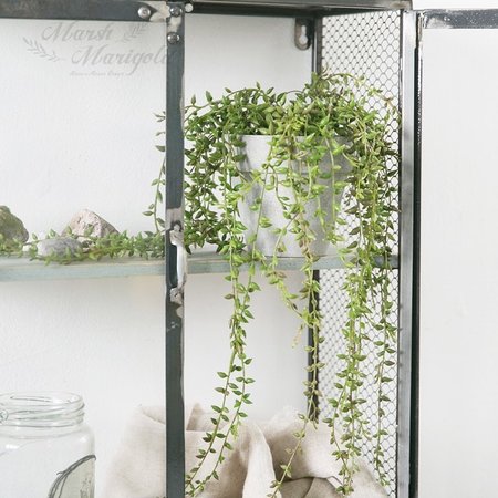 XX판매종료XX사용안함XX 조화 그레이행잉화분 콩난_33CM FMRJ415-0162 XX판매종료XX사용안함XX