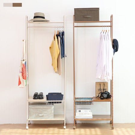 티아모 선반 행거 브라운