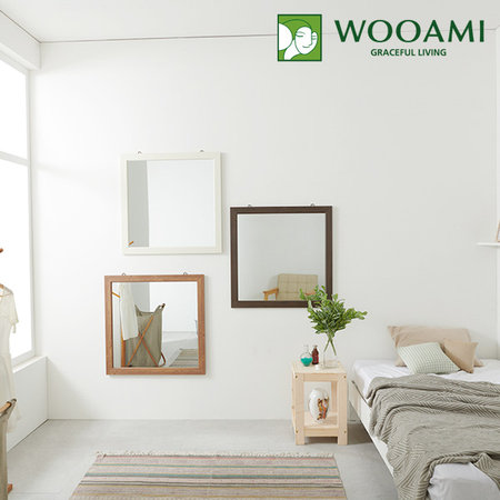 다노 정사각 800 벽걸이 거울 아이보리