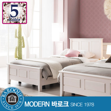 W 브르노) 전체 원목 SS 침대 / R9 매트리스(필로우탑) 민트