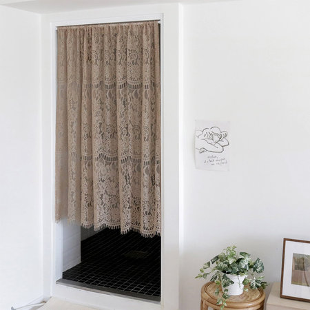 모노 레이스 가리개커튼 (2 color) 화이트