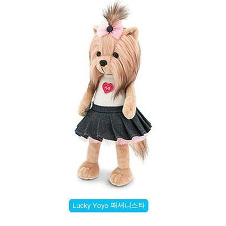 리얼펫 럭키도기 강아지인형(요요) 패셔니스타_3753DB