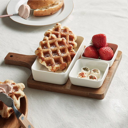 브런치 세트 4P (트레이 포함)