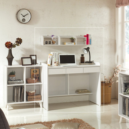 베니 데스크 책상 세트 화이트