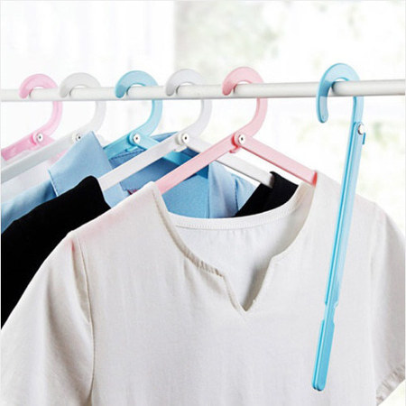  미니멀 휴대용 옷걸이 1개(랜덤) 