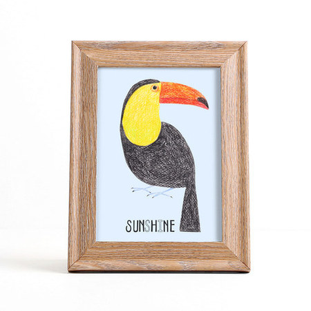  우든 포토프레임 스퀘어 액자 1개 