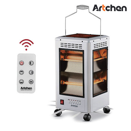 리모컨형 오핫난로 AT-157HR 오웨이 석영관 전기히터