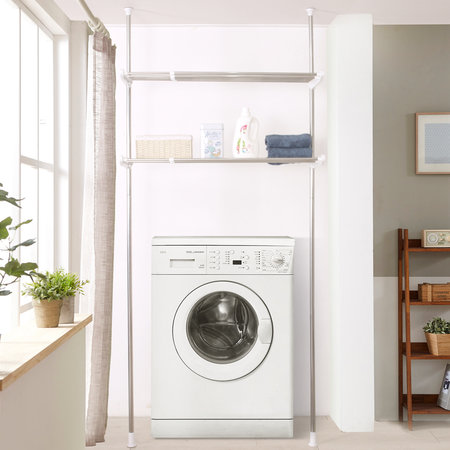 보노 접이식 세탁기 베란다 선반 2단