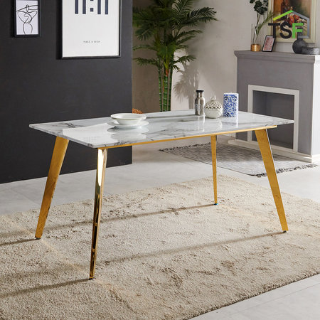 TS 에일린 골드 대리석식탁 4인용 6인용 1500