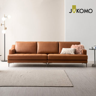 데이즈 3.5인 천연면피 소가죽 소파