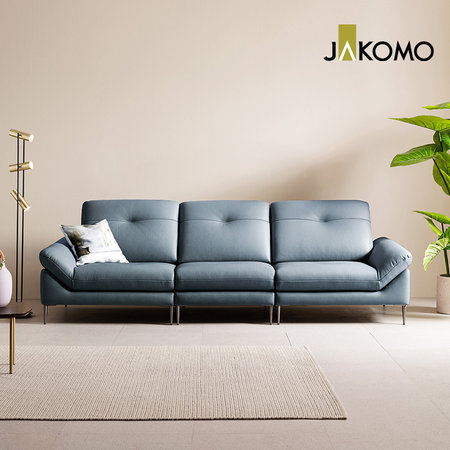 에비뉴엘 모듈 4인 천연면피 소가죽 소파