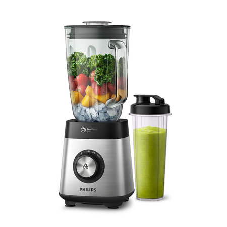 초고속 파워 블렌더 5000 시리즈 HR-3573 (2L, 22000RPM, 6각 3D 칼날, 1000W 모터)