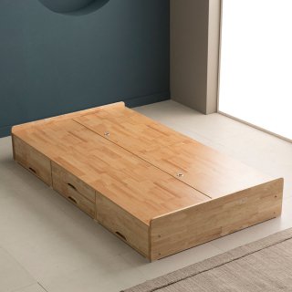 마리메종 우보 원목수납침대 SS 프레임 매트별도_착불
