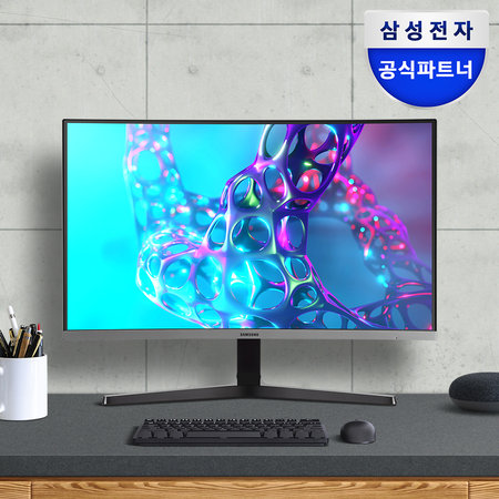 80.1cm FHD 커브드 모니터 LC32R500FHKXKR (75Hz)