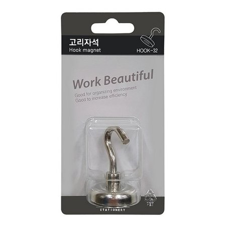 고리자석(hook-32 1개입 Ø32mm)