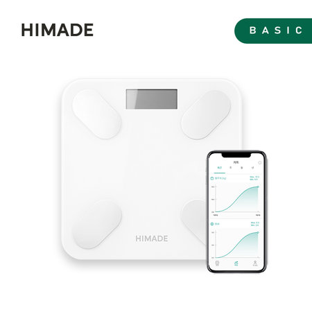 하이메이드 블루투스 APP지원 체지방 분석 체중계  HM-LV260W