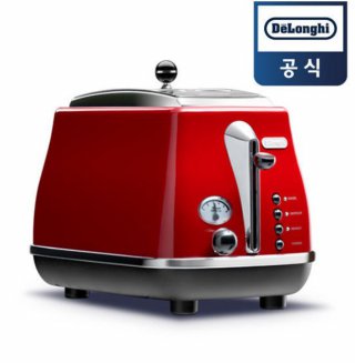 드롱기 아이코나 토스터 CTO2003 레드 / 블루 [분리형 부스러기받침대/6단계다이얼조작]