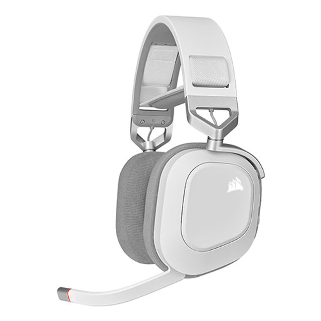 커세어  HS80-RGB-WIRELESS-WHITE 게이밍 유. 무선 헤드셋