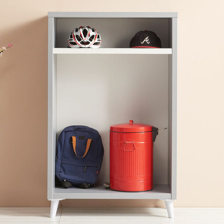 포뇨 미니 틈새수납장 거실 벤치 낮은 수납장 다용도 더 높은 1200 화이트 좁은