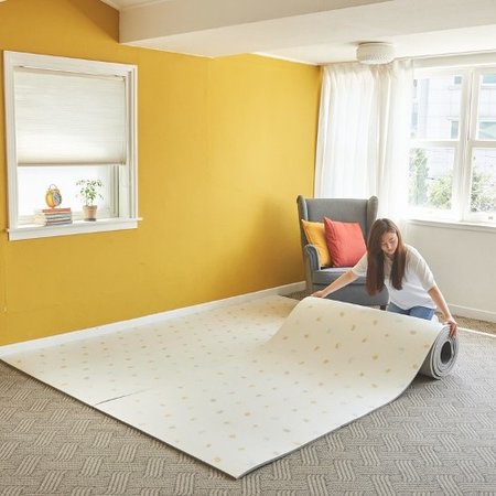 층간소음방지 셀프시공 롤매트 옐로우하모니 110cm x 4m