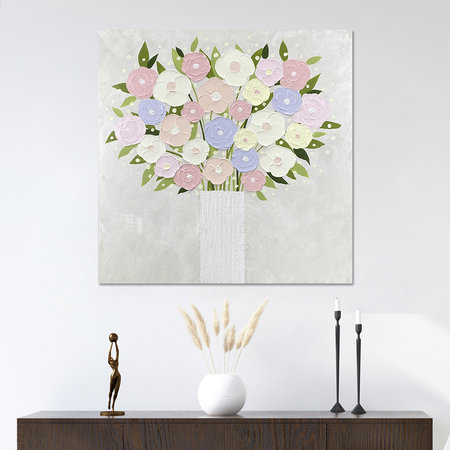 핸드페인팅 캔버스 액자 에번