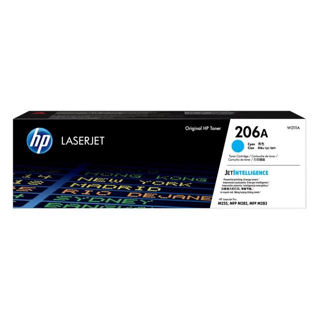 HP No.206A W2111a 정품토너 파랑/m255 m282 m283
