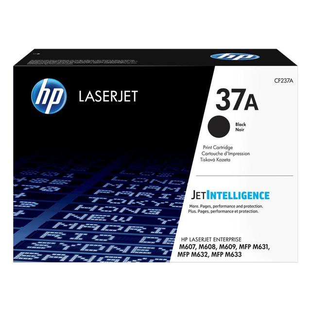 정품 HP No.37A CF237A 검정/정품/11,000매/M607/M608