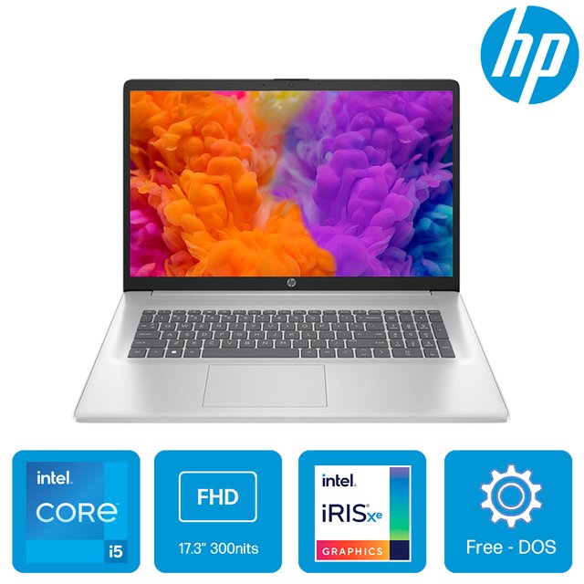 HP 17-cn3036TU 가성비 사무용 PC 업무용 기업용 랩탑 인강용 가정용대화면  학업용 대학생 노트북
