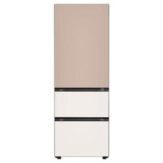 오브제컬렉션 김치냉장고 스탠드형 Z333GCB151S (324L, 글라스, 클레이 브라운, 베이지, 1등급)