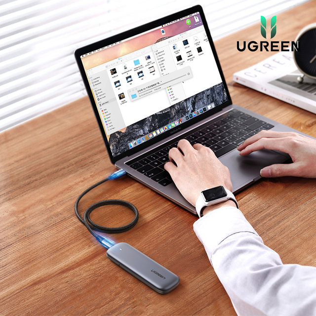 유그린 USB3.1 Gen2 5A C to C타입 100W 고속충전 데이터 케이블 (PD PPS 4k미러링지원)