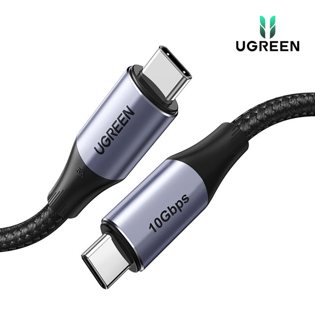유그린 USB3.1 Gen2 5A C to C타입 100W 고속충전 데이터 케이블 (PD PPS 4k미러링지원)