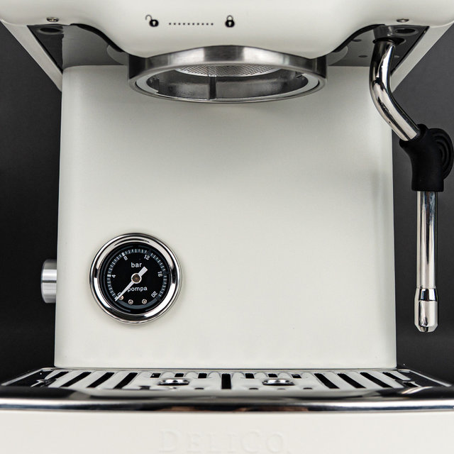 DELICO CRM3605PWM エスプレッソマシン(ホワイト) 롯데하이마트 | 딜리코 3605PWM 2세대 v2 가정용 반자동 에스프레소