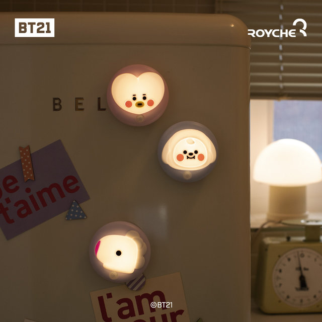 ROYCHE 우주스타 BT21 센서무드등 치미 BT21-RSL-BABY-CM