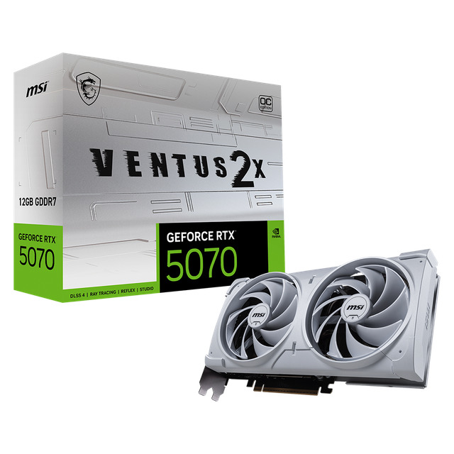 냥 롯데하이마트 | MSI 지포스 RTX 5070 벤투스 2X OC 화이트 D7 12GB CL
