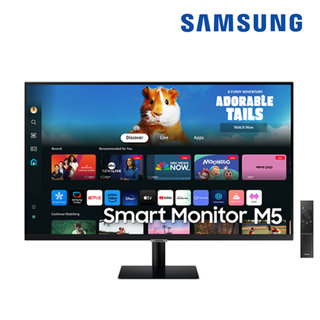 삼성전자 삼성 M5 S32DM500 스마트모니터 80cm 81cm OTT 넷플릭스 유튜브 미러링 컴퓨터 PC 모니터 1