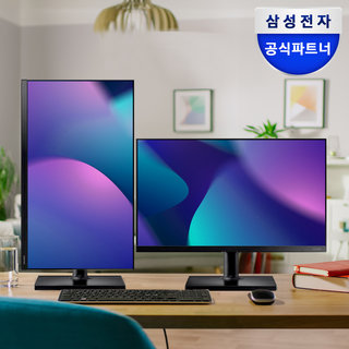 [공식] 삼성전자 베젤리스 LF27T450 68.6cm(27인치) 75Hz IPS FHD 피벗 스위블 엘리베이션 세로 사무용 모니터