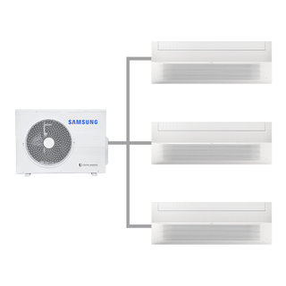 가정용 무풍 시스템에어컨 AN23CSU3P26SSY 83.8㎡ (3마력3실/단배관) 1