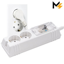 국산 고용량 과부하차단 배선차단 2구 멀티탭 45cm