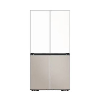 삼성 AI 냉장고 4도어 Max 640L 에센셜화이트+에센셜베이지 RM70F63R2ZG 1