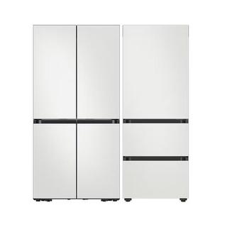 삼성 비스포크 냉장고 김치냉장고 세트 전체코타화이트 RM70F63R2A+RQ33DB74C1AP 1